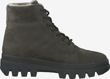 s.Oliver Lace-Up Ankle Boots in Green