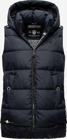 MARIKOO Bodywarmer 'Zarinaa' in Blauw: voorkant