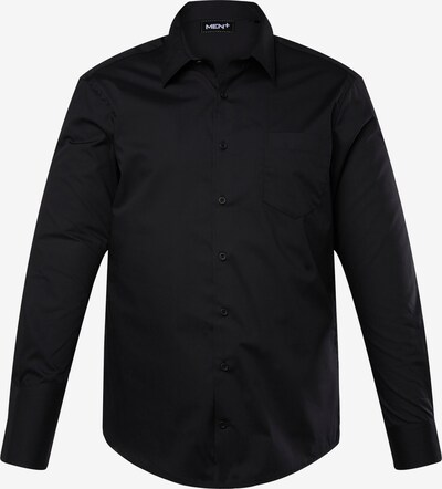 Men Plus Overhemd in de kleur Zwart, Productweergave