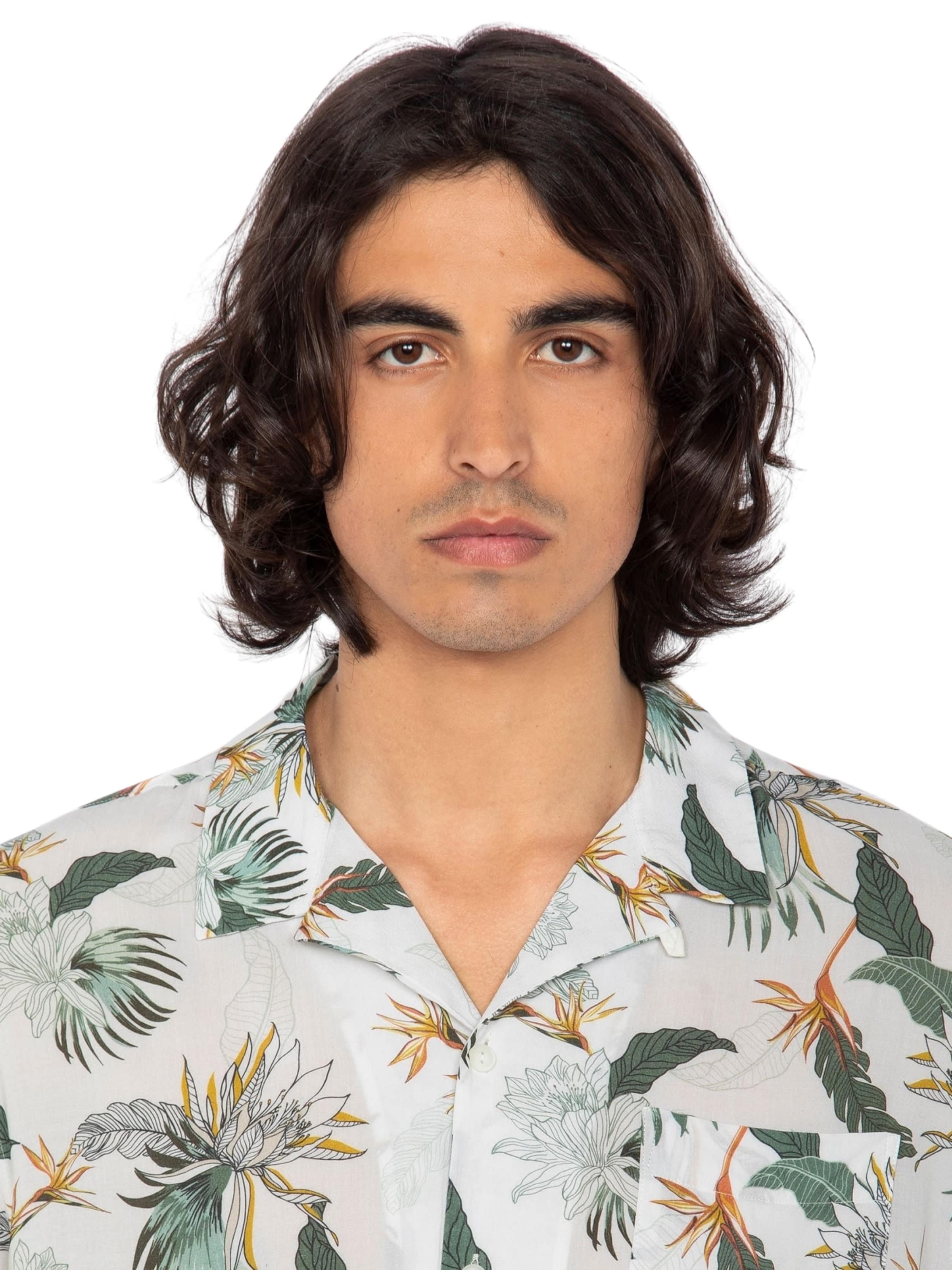 Coupe regular Chemise 'SHRIVERA' Schott NYC en blanc