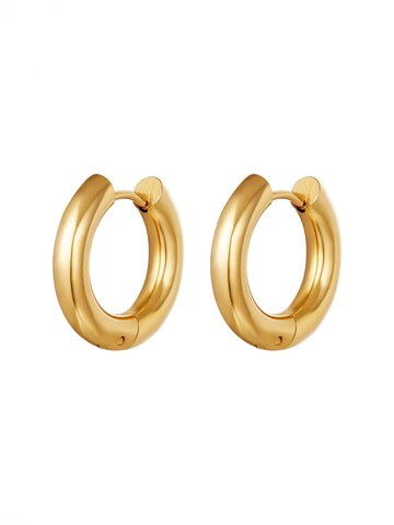 lePelou Earrings 'SOLEA' in Gold: front