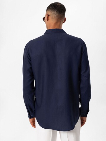 Antioch Regular fit Button Up Shirt in Blue