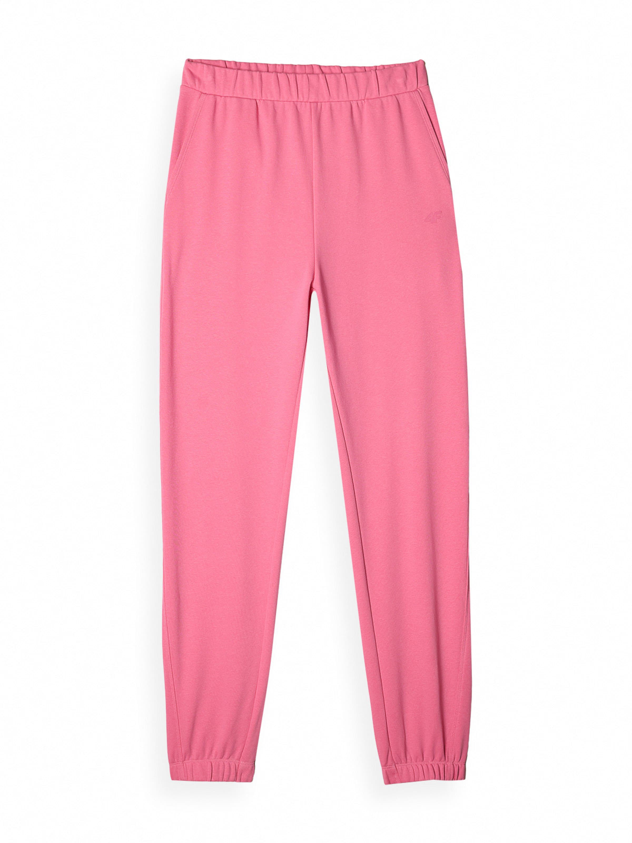 4F Конический (Tapered) Спортивные штаны в Ярко-розовый: спереди