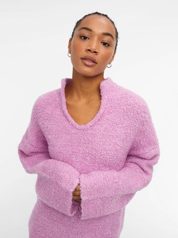 OBJECT Sweater 'Frill' in Purple