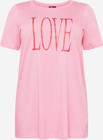 Zizzi T-Shirt in Pink: predná strana