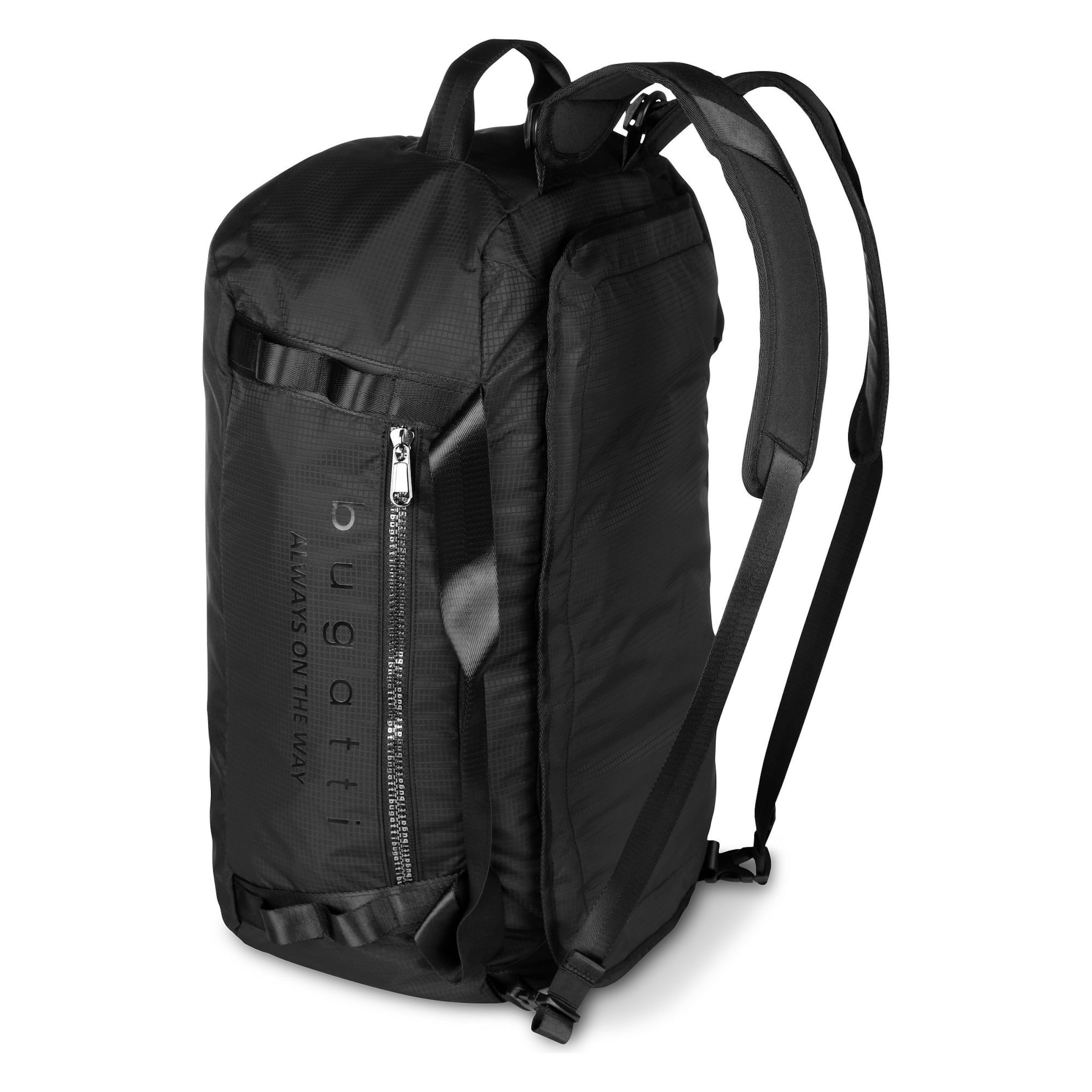 Borsa weekend di bugatti in nero