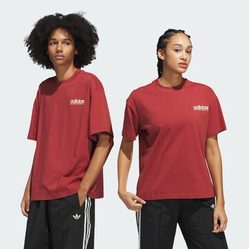 T-Shirt 'Sport Design Studio Players' ADIDAS ORIGINALS en rouge : devant