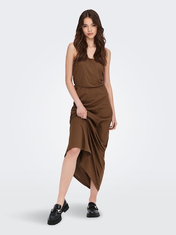 Robe 'May' ONLY en marron