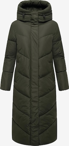 Manteau d’hiver MARIKOO en vert : devant