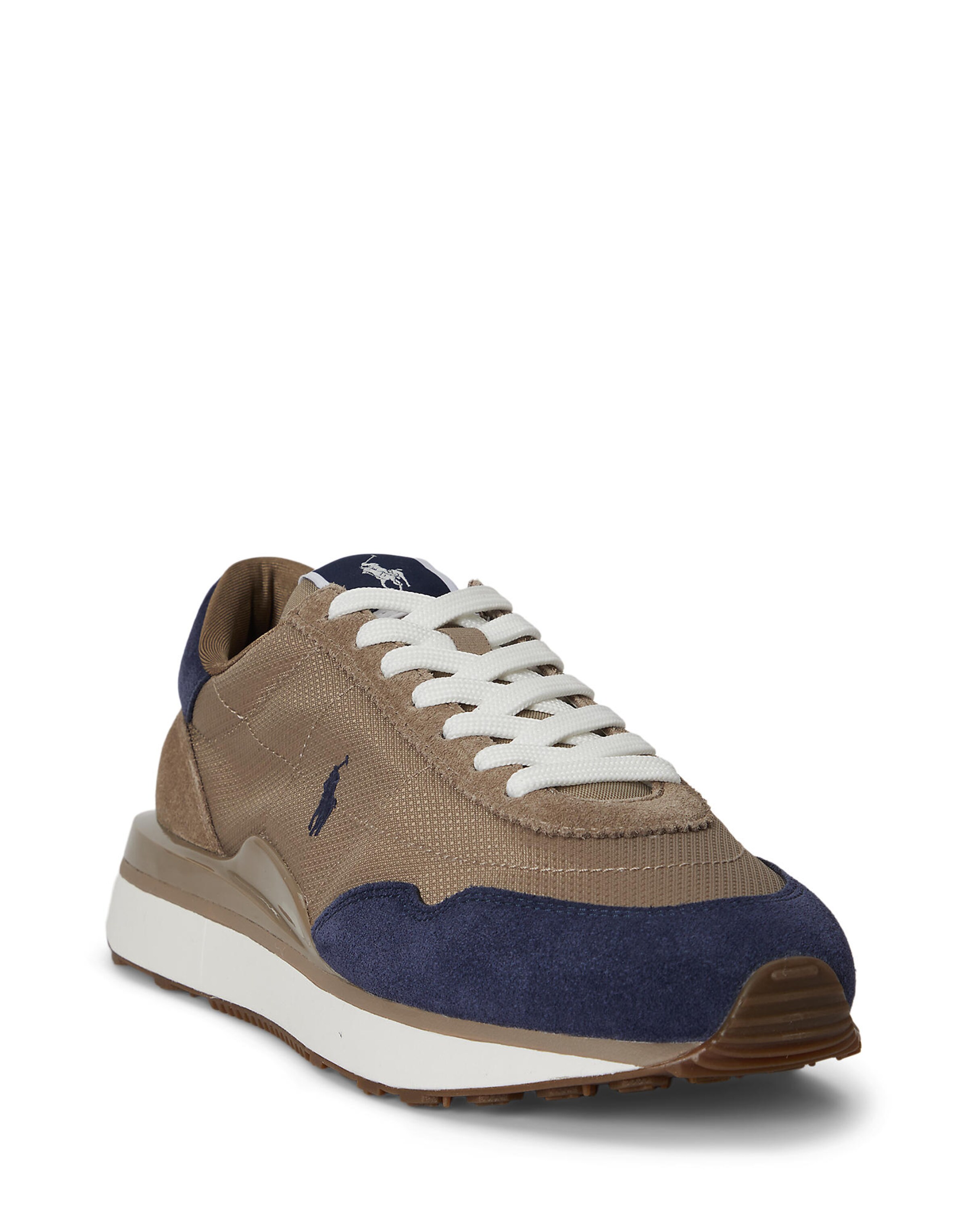 Baskets basses 'TRAIN 89 PP' Polo Ralph Lauren en beige : devant