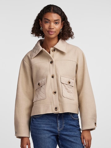 PIECES Between-Season Jacket 'JINNA' in Beige: front