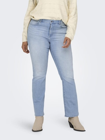 ONLY Carmakoma Regular Jeans in Blauw: voorkant