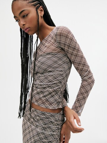 Pull&Bear Shirt in Brown