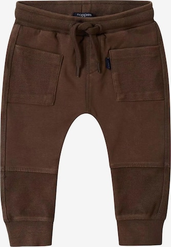 Noppies Tapered Pants 'Tufton' in Brown: front