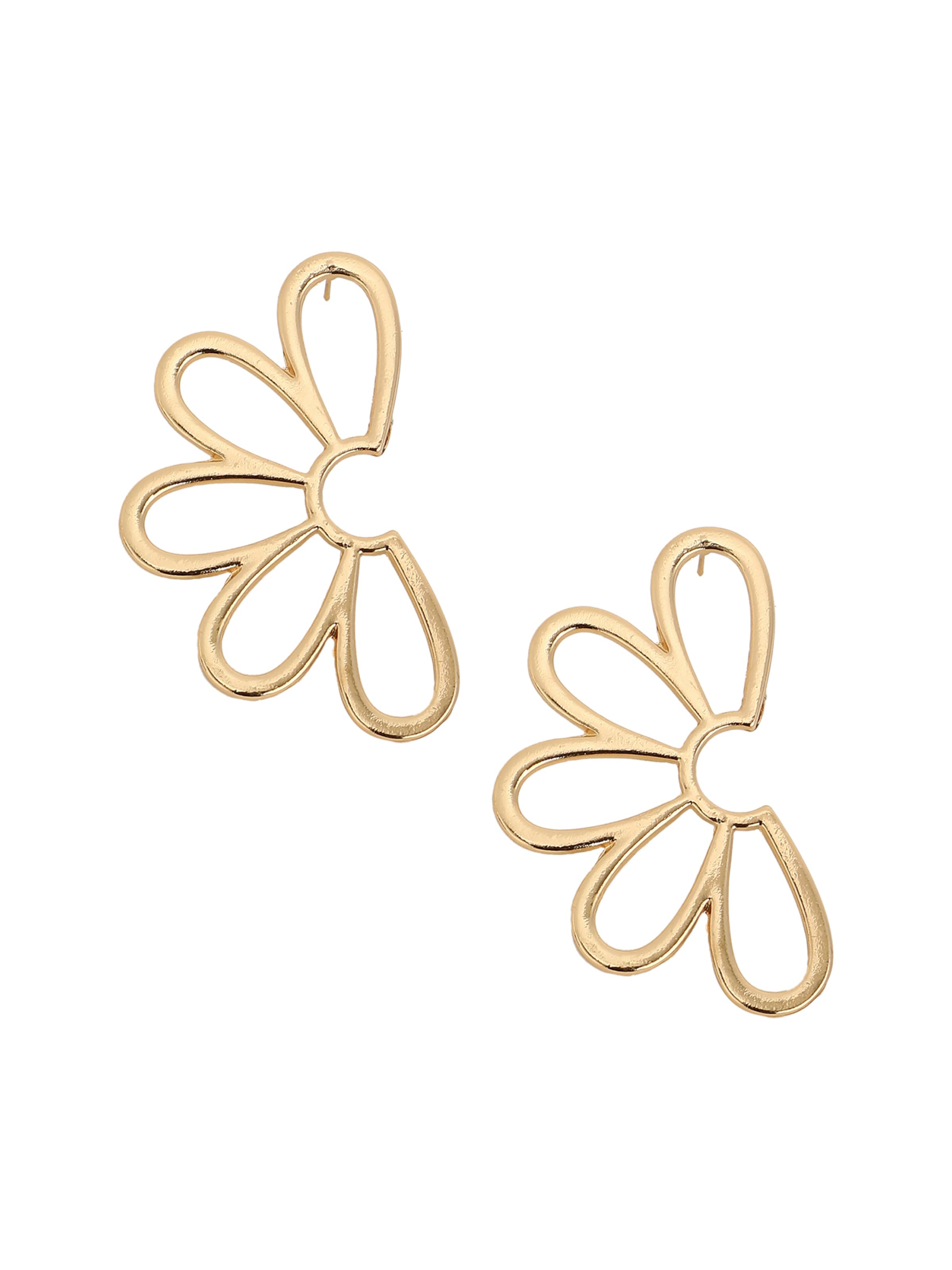 Boucles d'oreilles 'Nell' SOHI en or : devant