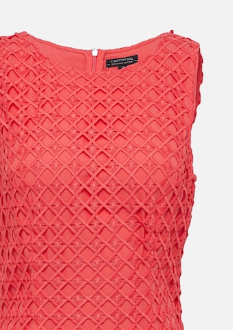 COMMA Kleid in Orange