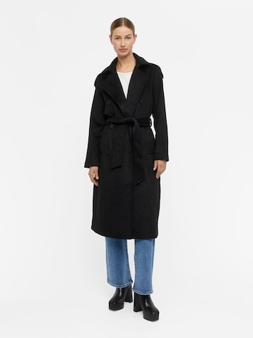 Manteau mi-saison 'Clara' OBJECT en noir : devant