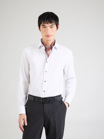 OLYMP Regular fit Business Shirt 'Luxor' in White: front