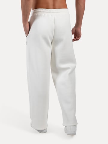 Regular Pantalon Smilodox en blanc