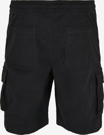 Urban Classics Ohlapna forma Kargo hlače | črna barva
