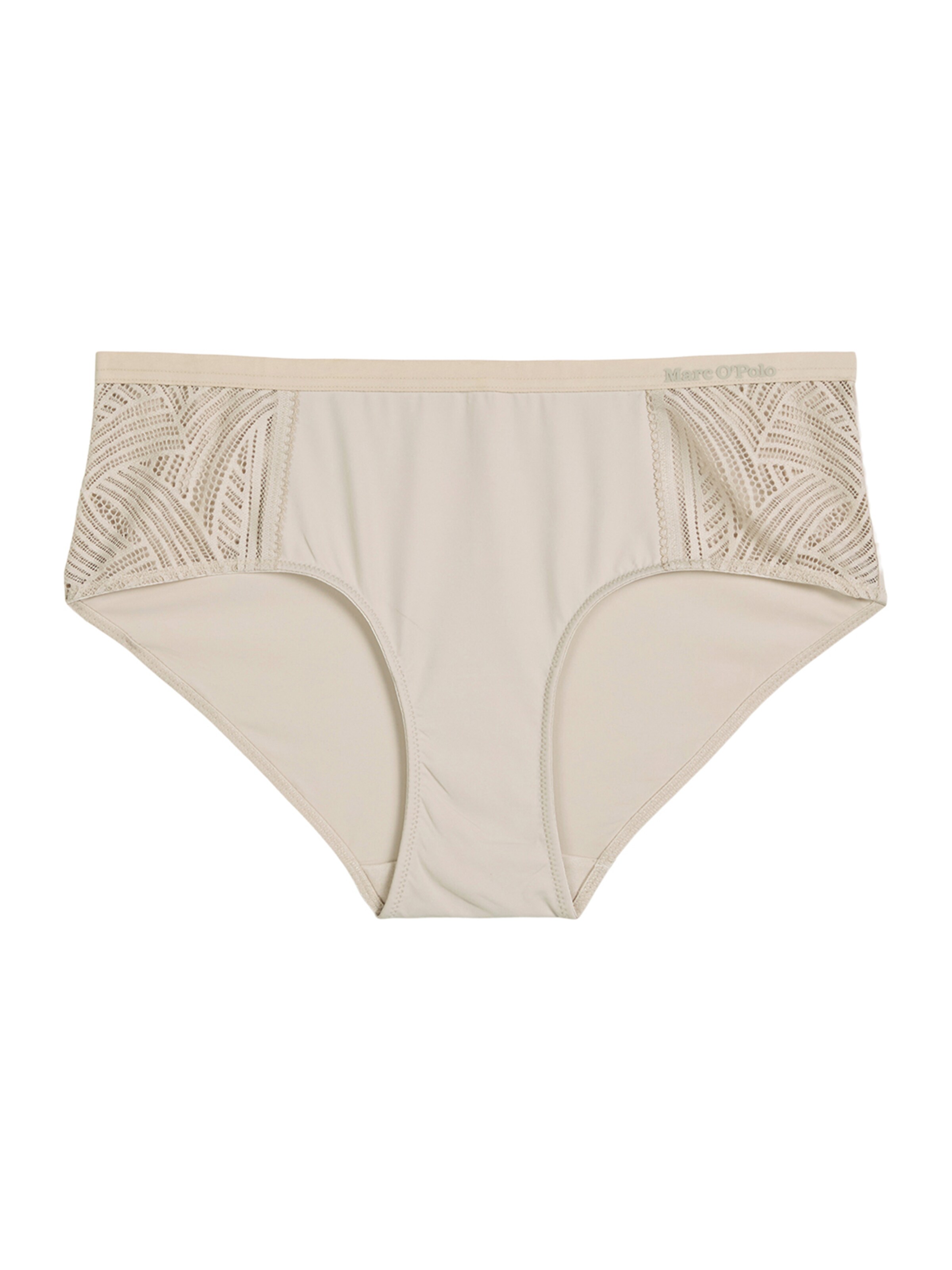 Marc O'Polo - Panti ' Timeless Lace ' en beige: frente
