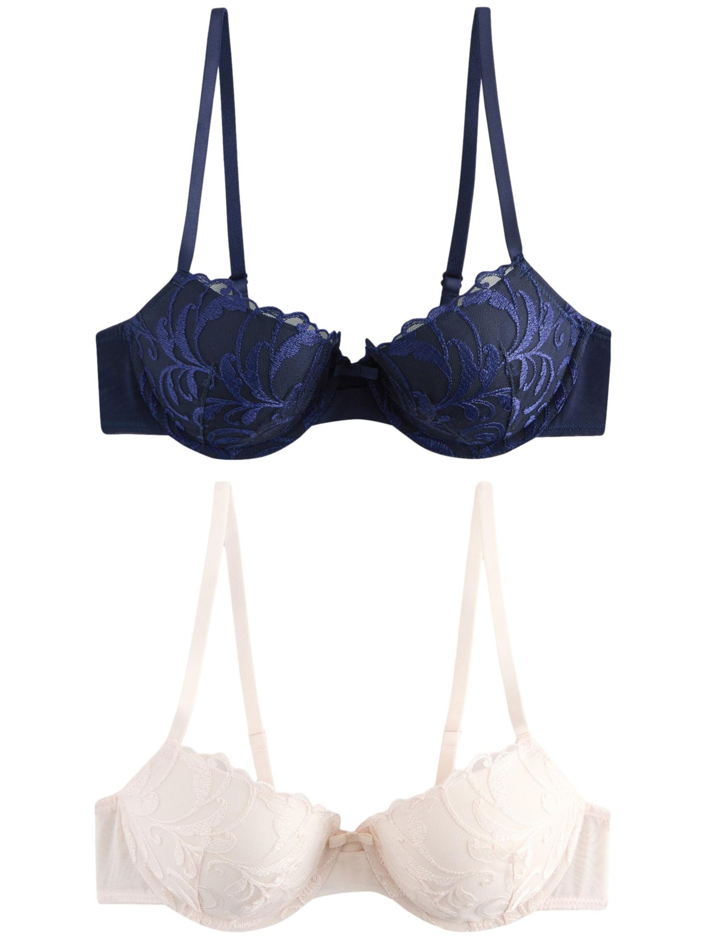 Next Push-up Rintaliivi värissä beige: etupuoli