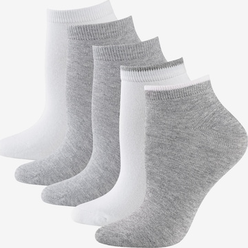 Nur Die Sneakersocken 5er-Pack in Grau: predná strana