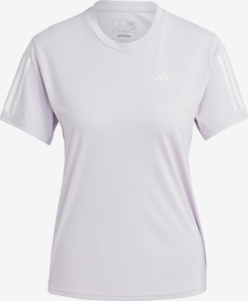 T-shirt fonctionnel 'Own the Run' ADIDAS PERFORMANCE en violet : devant