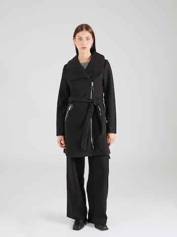 ABOUT YOU Between-Seasons Coat 'Daphne' in Black: front