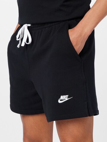 Nike Sportswear Regular Trousers 'Club' in Black