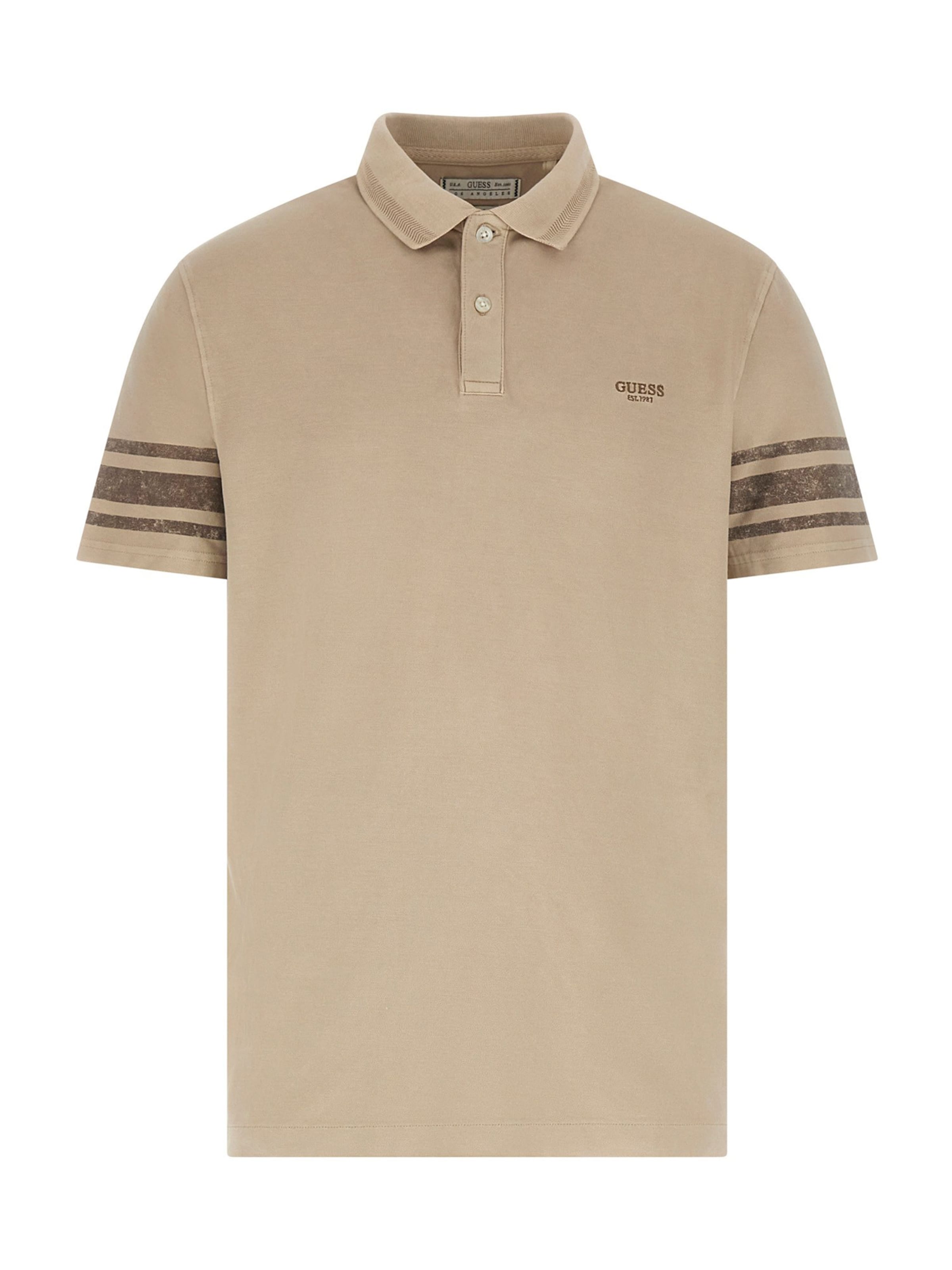 GUESS Μπλουζάκι σε γκρι: μπροστά