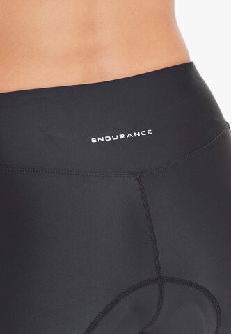 ENDURANCE Skinny Workout Pants 'Mangrove' in Black