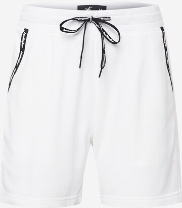 Loosefit Pantalon HOLLISTER en blanc : devant