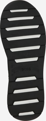 Sneaker low 'Titanium' de la BOSS pe negru