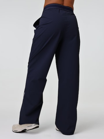 neverover Wide leg Sportbroek 'NOVO' in Blauw