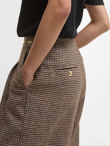 Wide leg Pantaloni cu dungă 'Sophia' de la Barbour pe maro