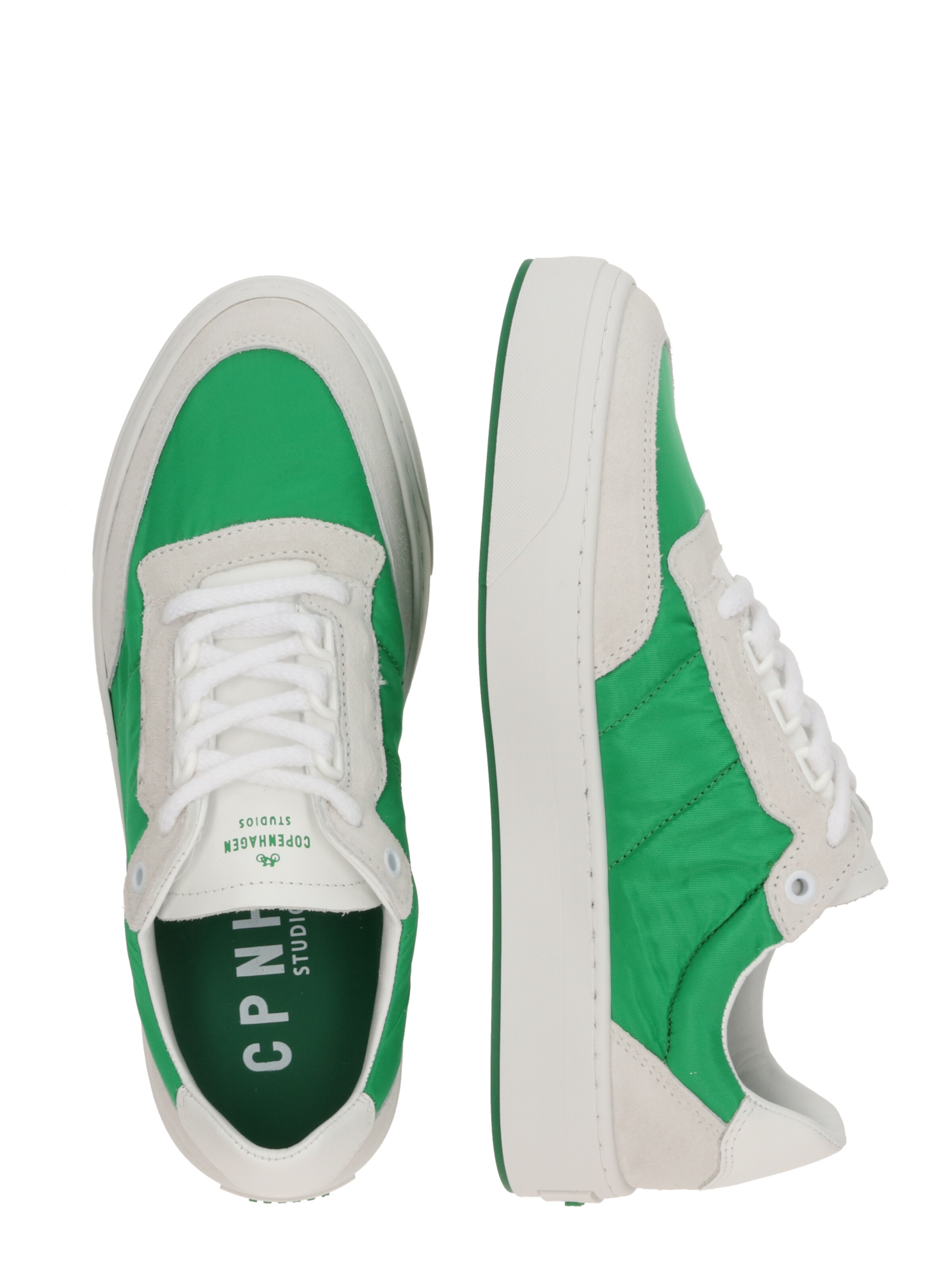 Copenhagen Studios Platform trainers in Green