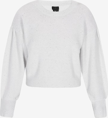 Pull-over DreiMaster Klassik en blanc : devant
