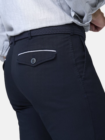 Regular Pantalon chino MEYER en bleu