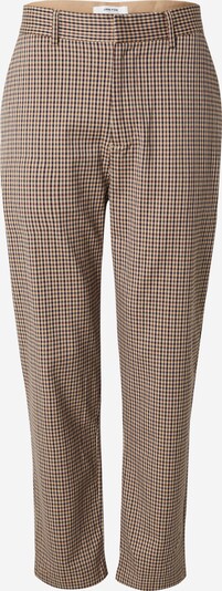 DAN FOX APPAREL Pantalon 'Mattes' en bleu marine / marron / noisette, Vue avec produit