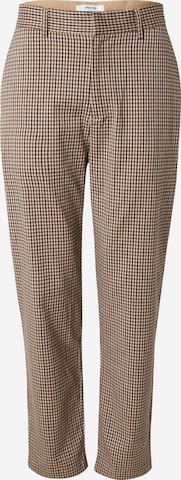 DAN FOX APPAREL Regular Trousers 'Mattes' in Brown: front