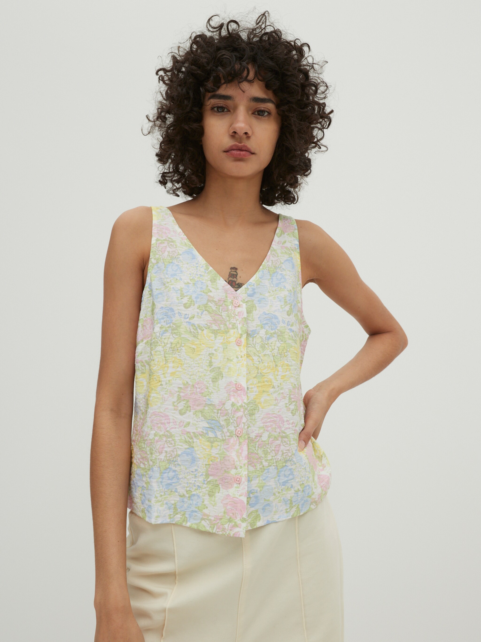 EDITED Producten Top 'Kendra' Gemengde kleuren