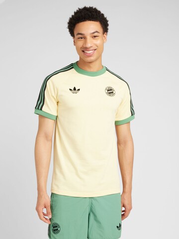 T-Shirt fonctionnel 'FCB OG' ADIDAS PERFORMANCE en jaune : devant