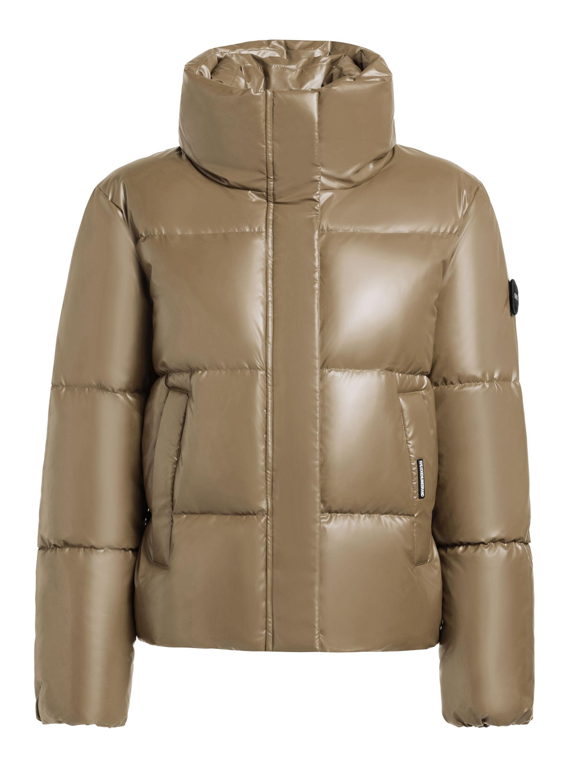 khujo Winterjacke 'Rinja2 Shiny' in braun, Produktansicht