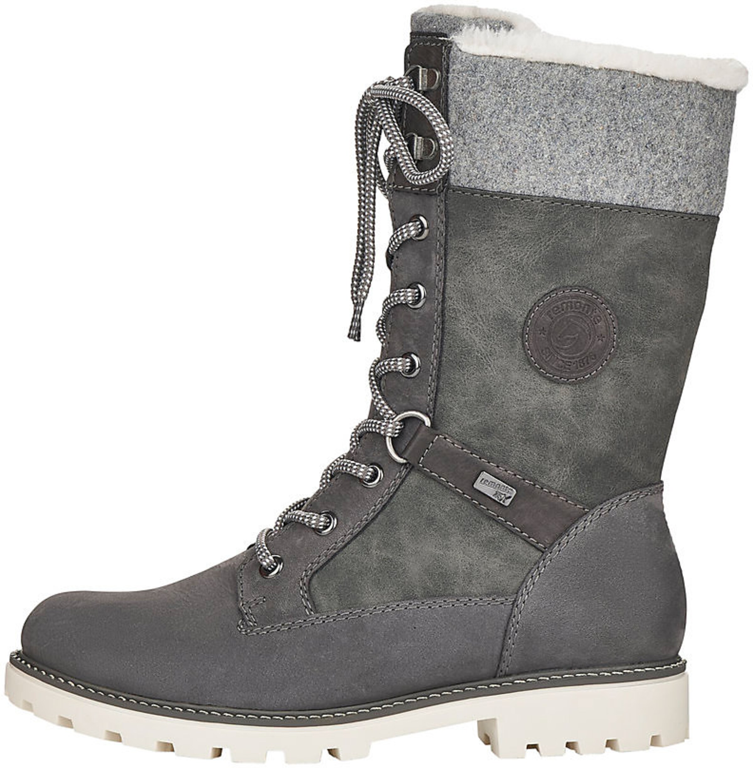 REMONTE Schnürstiefel in Grau