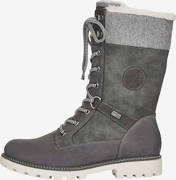REMONTE Lace-Up Boots in Grey