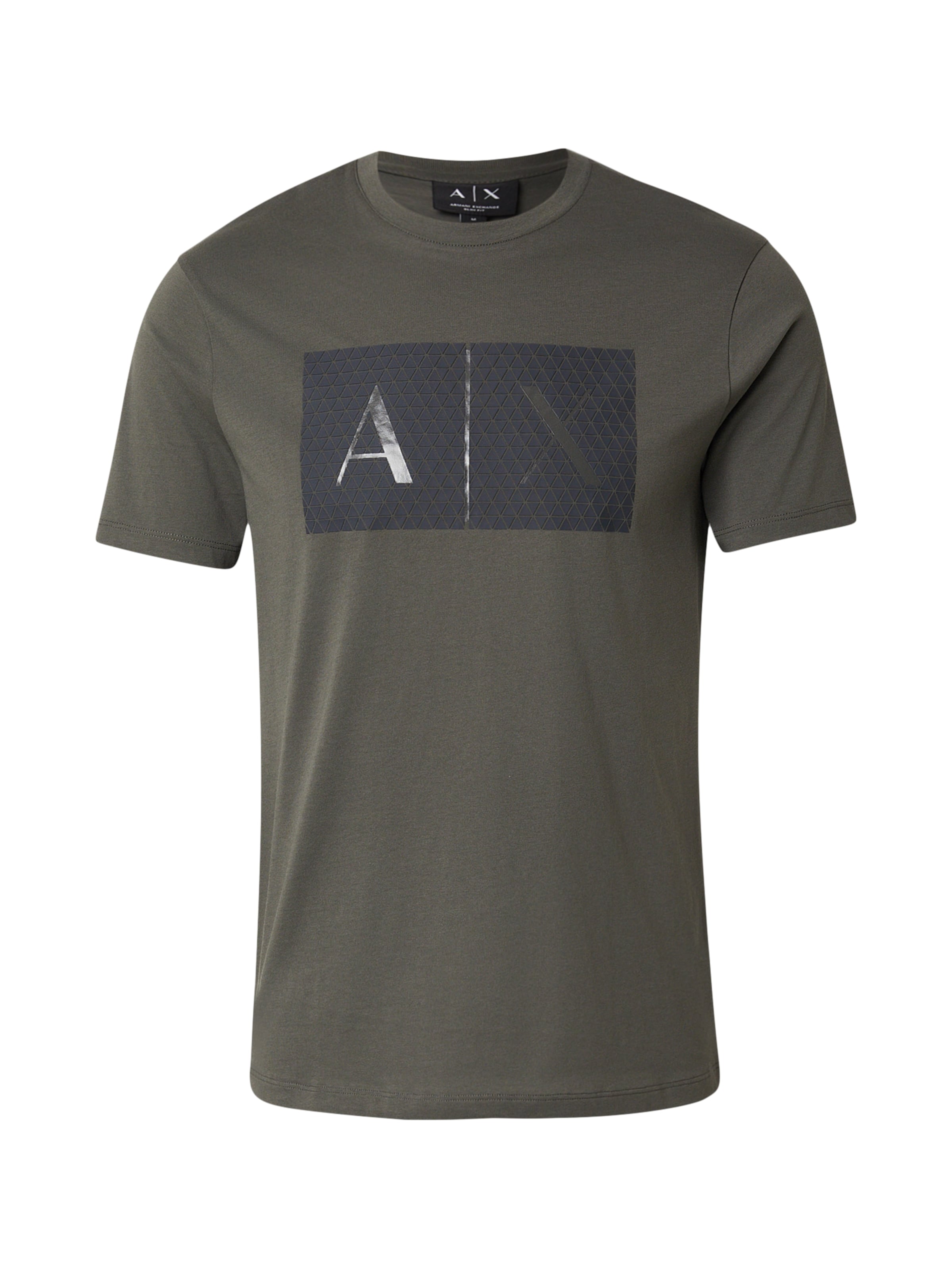 ARMANI EXCHANGE - Camisa em castanho: frente