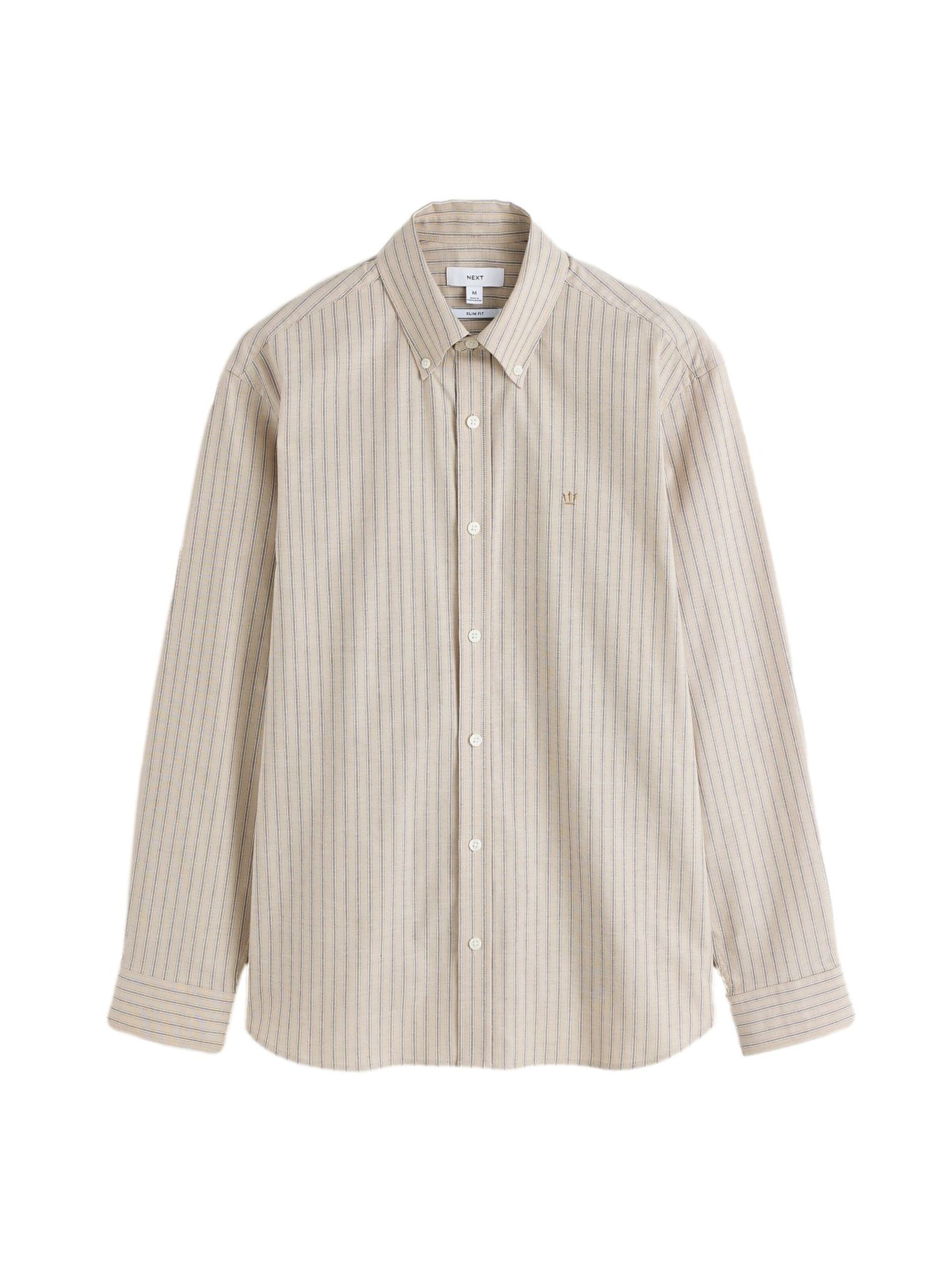 Next Chemise en M en mastic / noir / blanc, Vue avec produit
