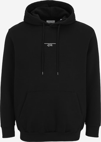 Jack & Jones Plus Collegepaita 'JJKENJI' värissä musta: etupuoli