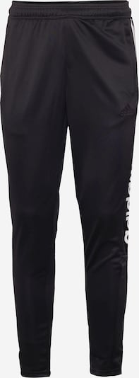 Sportinės kelnės 'Tiro Wordmark' iš ADIDAS SPORTSWEAR, spalva – juoda / balta, Prekių apžvalga